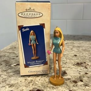 🎄MALIBU BARBIE ORNAMENT. Hallmark Ornament. Collector’s Series
